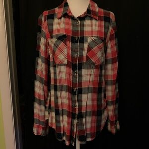 Plaid button up